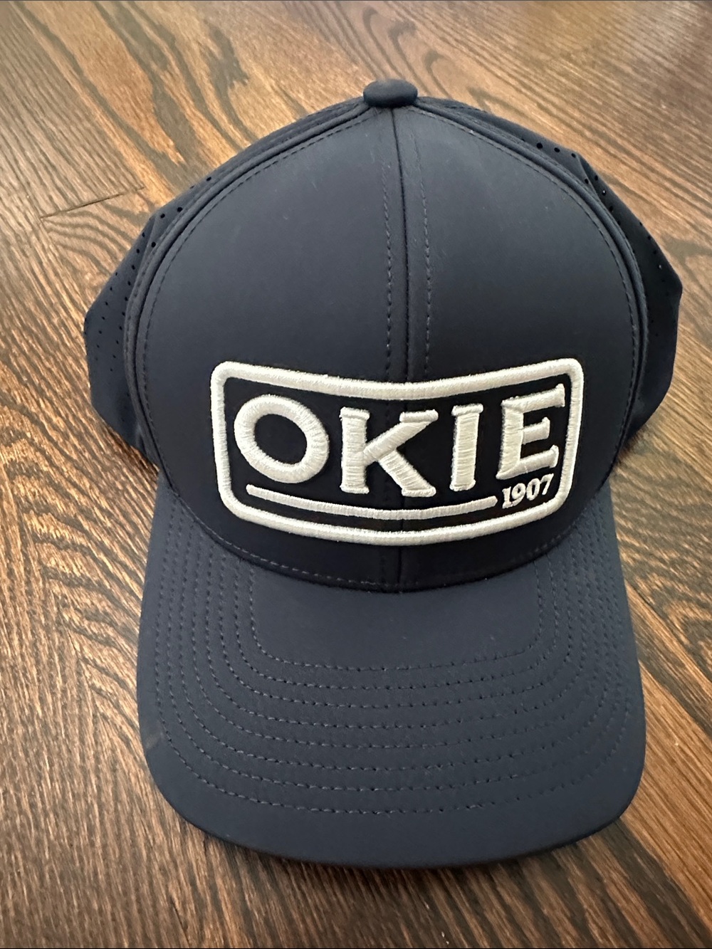 Okie Men's New Navy Mesh-Back Ball Cap Trucker Hat